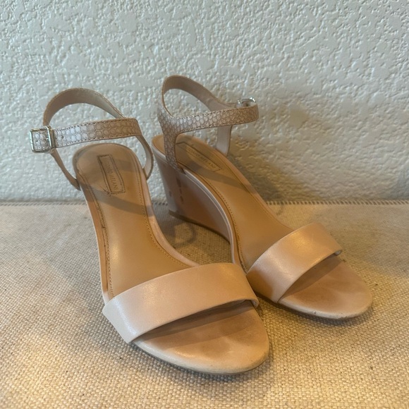 Antonio Melani Melba Nude Wedge Sandals - Picture 2 of 13